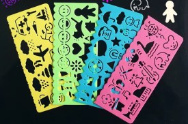 Pack 4 reglas flexibles stencil 